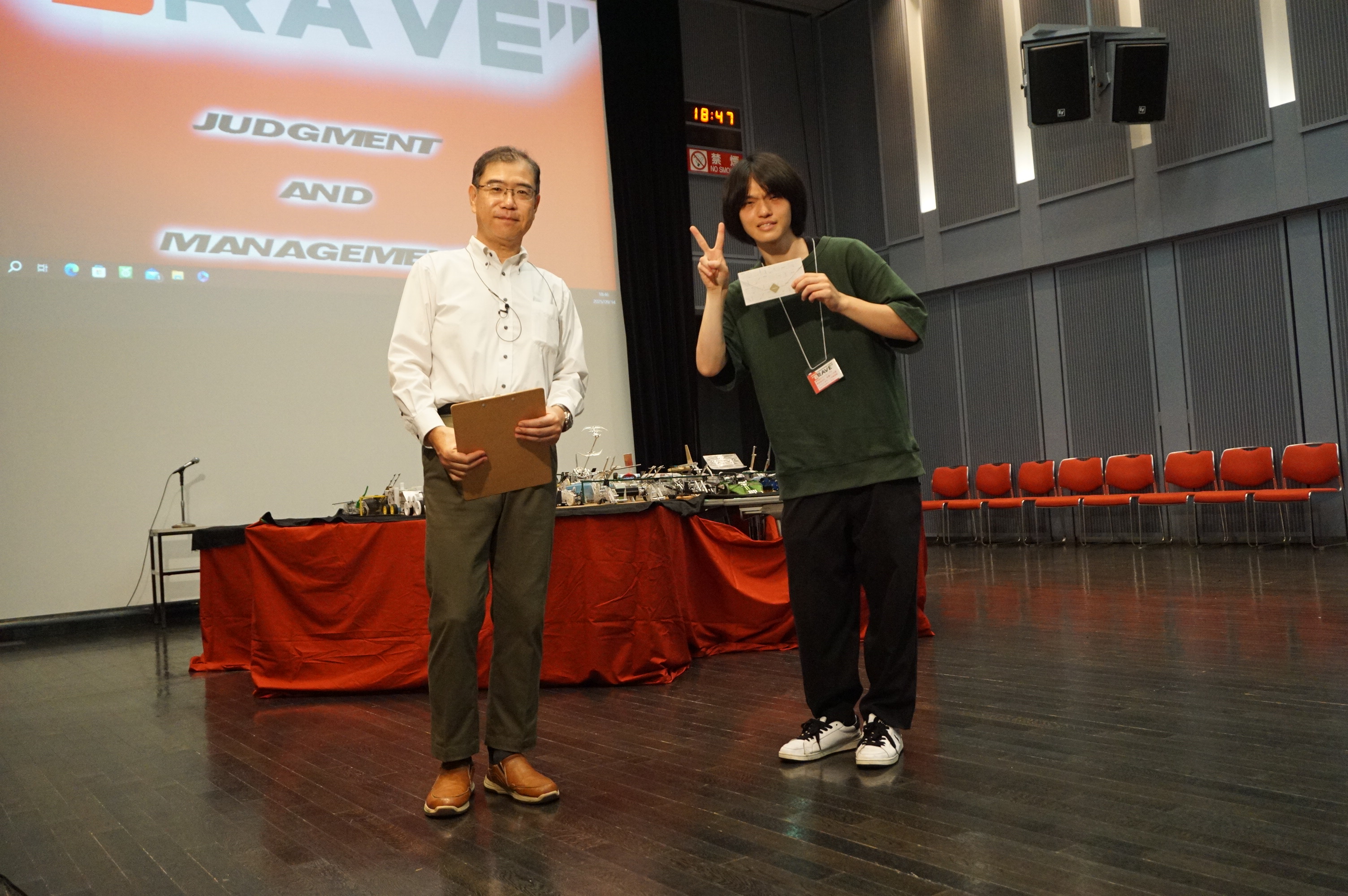 第35回小型ロボット競技会“ＢＲＡＶＥ”－ＣＬＵＢ ＷＡＤ－優勝